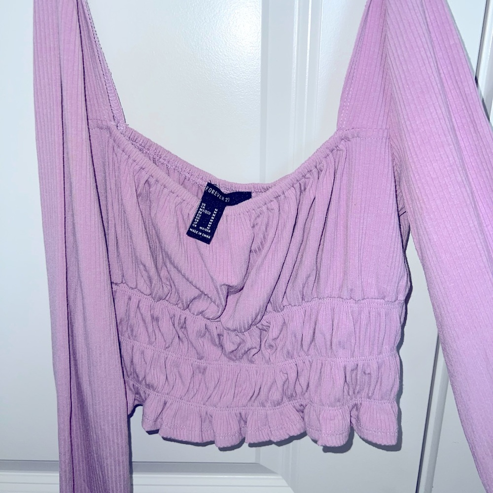 Forever 21 Ruched Crop Top